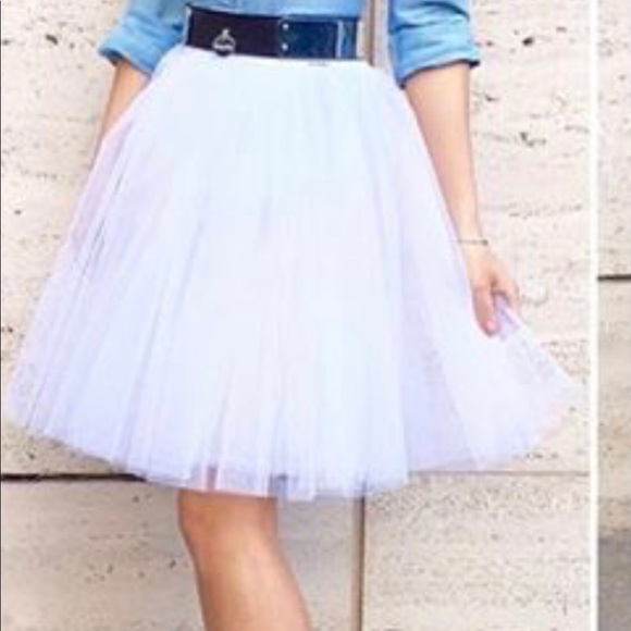sugarbird | Skirts | Poofy White Cute Skirt | Poshmark